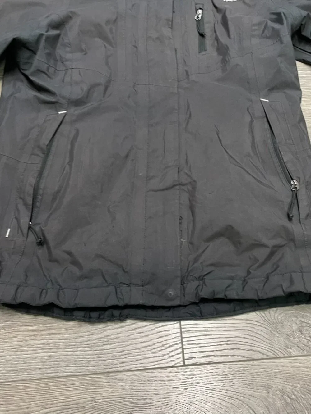 The North Face Womens Black Gore-Tex Rain Jacket Hooded Waterproof Shell Size S - Picture 6 of 16